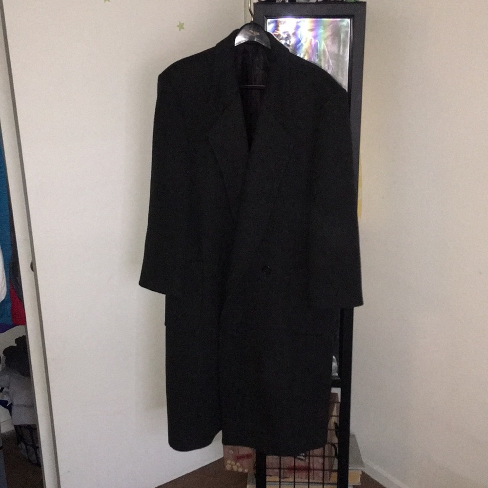 Vintage Mens Perry Ellis Trench Coat